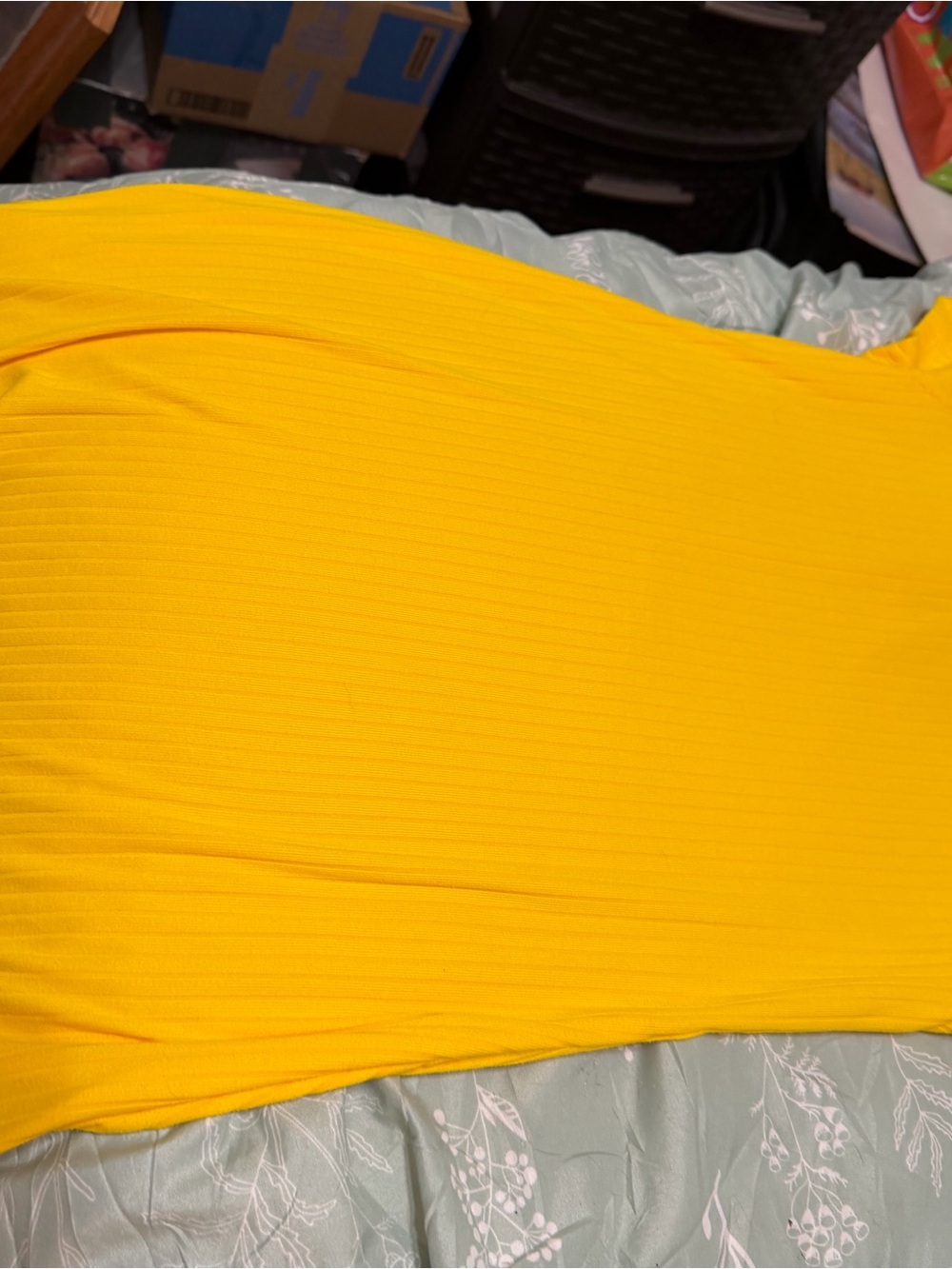 One Step Ahead Bright Yellow Kids Dress